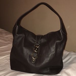 Dooney & Bourne Belvedere Logo Lock Shoulder Bag